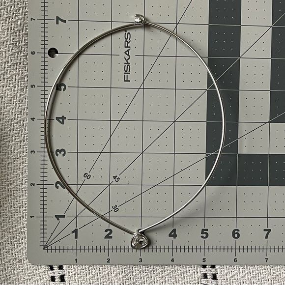 JOAN RIVERS | Sparkling Clear Crystal Pendant Silver Tone Statement 15" Choker - Picture 11 of 11